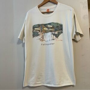 Frank Lloyd Wright Collection Falling Water T Shirt Men’s Size XL